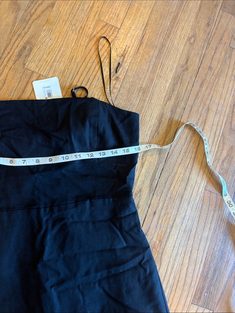 Gianni‎ Bini Black Spaghetti-Strap Mini Dress - Picture 4 of 7
